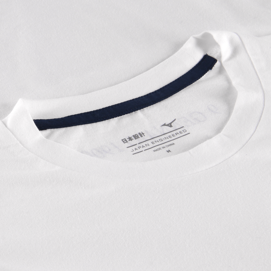 Mizuno 125th Anniversary S.S. Lazio Cotton Tee Logo Junior White